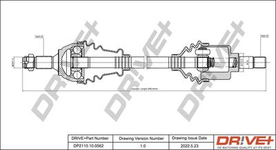  DP2110100562 Dr!ve+ Приводной вал