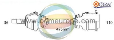  18215650 Multiparts Приводной вал