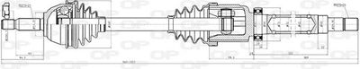  DRS641200 OPEN PARTS Приводной вал