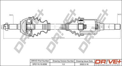  DP2110100256 Dr!ve+ Приводной вал