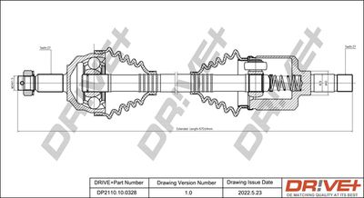  DP2110100328 Dr!ve+ Приводной вал