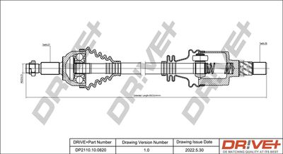  DP2110100820 Dr!ve+ Приводной вал