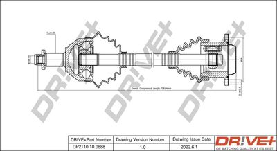  DP2110100888 Dr!ve+ Приводной вал