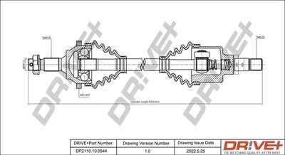  DP2110100544 Dr!ve+ Приводной вал