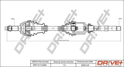  DP2110100563 Dr!ve+ Приводной вал