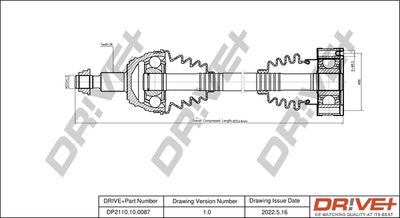  DP2110100087 Dr!ve+ Приводной вал