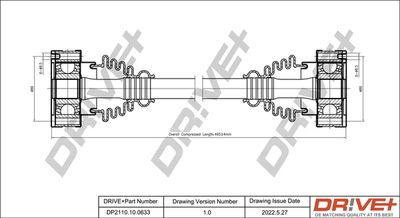  DP2110100633 Dr!ve+ Приводной вал