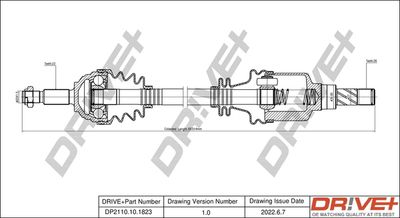  DP2110101823 Dr!ve+ Приводной вал