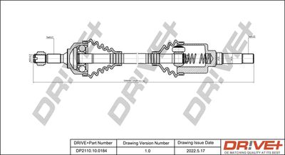  DP2110100184 Dr!ve+ Приводной вал