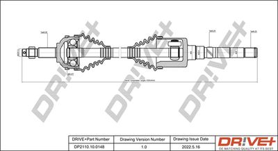  DP2110100148 Dr!ve+ Приводной вал