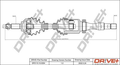  DP2110100354 Dr!ve+ Приводной вал