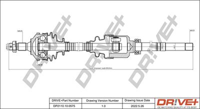  DP2110100575 Dr!ve+ Приводной вал