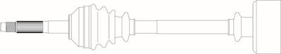  FI3272 GENERAL RICAMBI Приводной вал