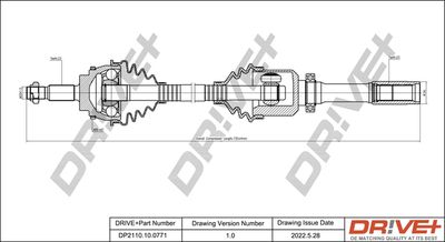  DP2110100771 Dr!ve+ Приводной вал
