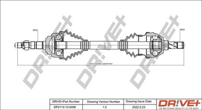  DP2110100496 Dr!ve+ Приводной вал