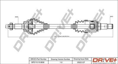  DP2110100630 Dr!ve+ Приводной вал