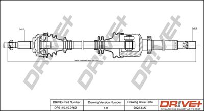  DP2110100762 Dr!ve+ Приводной вал
