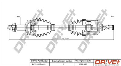  DP2110100515 Dr!ve+ Приводной вал