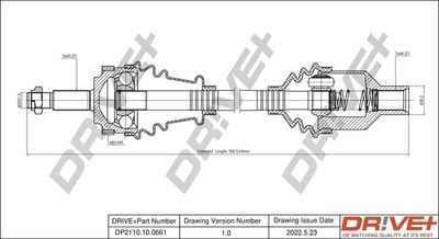  DP2110100661 Dr!ve+ Приводной вал