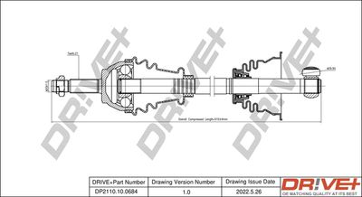  DP2110100684 Dr!ve+ Приводной вал