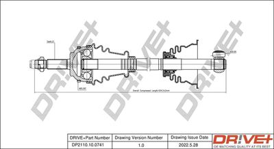  DP2110100741 Dr!ve+ Приводной вал