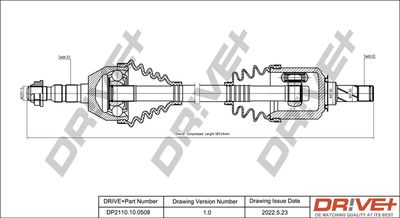  DP2110100508 Dr!ve+ Приводной вал