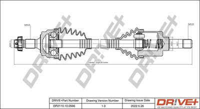  DP2110100566 Dr!ve+ Приводной вал