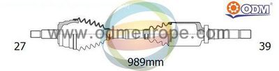  18292440 Multiparts Приводной вал