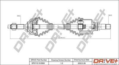  DP2110100583 Dr!ve+ Приводной вал