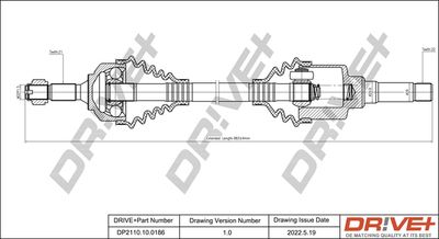  DP2110100186 Dr!ve+ Приводной вал