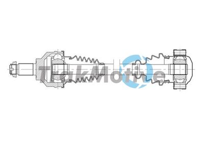  301357 TrakMotive Приводной вал