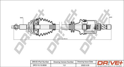  DP2110100830 Dr!ve+ Приводной вал
