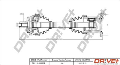  DP2110100032 Dr!ve+ Приводной вал