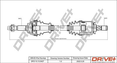  DP2110100427 Dr!ve+ Приводной вал