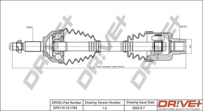  DP2110101763 Dr!ve+ Приводной вал