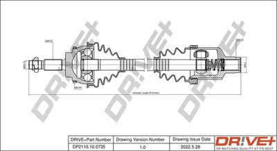  DP2110100735 Dr!ve+ Приводной вал