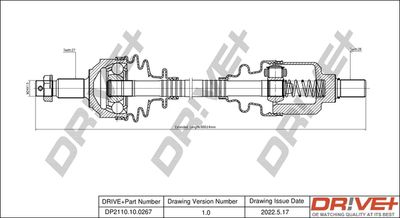  DP2110100267 Dr!ve+ Приводной вал