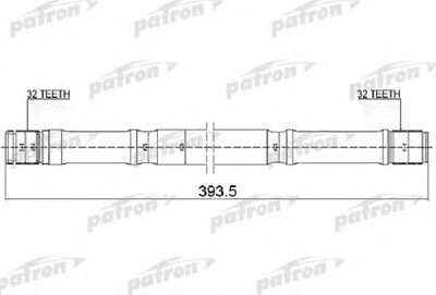  PDS0448 PATRON Приводной вал