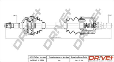  DP2110100263 Dr!ve+ Приводной вал