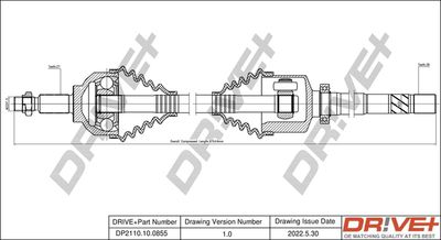  DP2110100855 Dr!ve+ Приводной вал