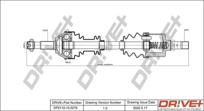  DP2110100276 Dr!ve+ Приводной вал