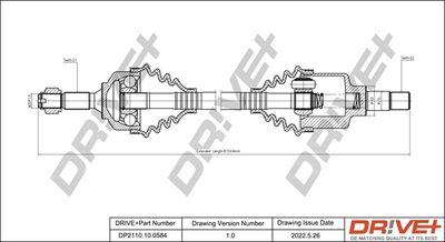  DP2110100584 Dr!ve+ Приводной вал