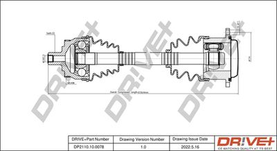  DP2110100078 Dr!ve+ Приводной вал