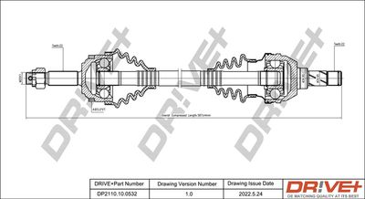  DP2110100532 Dr!ve+ Приводной вал