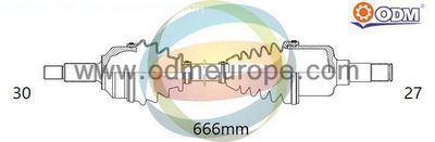  18041760 Multiparts Приводной вал