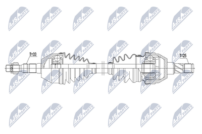  NPWPL053 NTY Приводной вал