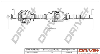  DP2110100152 Dr!ve+ Приводной вал