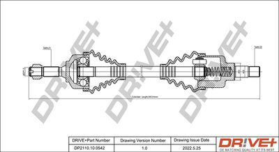  DP2110100542 Dr!ve+ Приводной вал