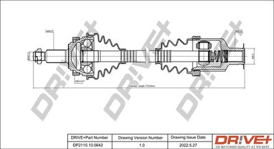  DP2110100642 Dr!ve+ Приводной вал