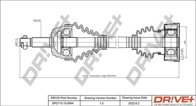  DP2110100944 Dr!ve+ Приводной вал